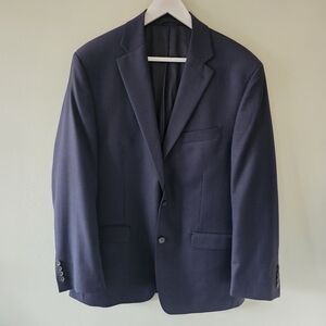 Lauren Ralph Lauren 42R Old Money Quiet Luxury Houndstooth Plaid Wool Blazer